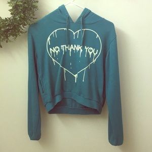 No thank you hoodie